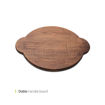 تصویر از تخته پیتزا چوبی دو دسته گرد وایت پلیت کد 13005 یک عددی