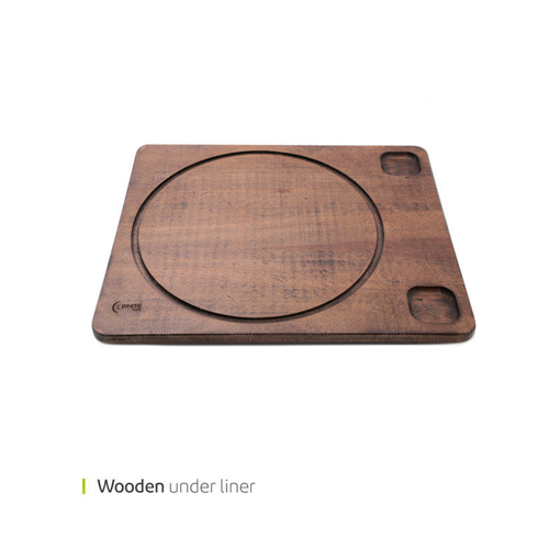 تصویر از چوب استیک پز با جای سس 40 سانت وایت پلیت کد 01050.4 یک عددی