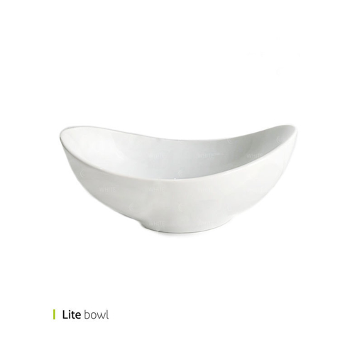 تصویر از کشکول لایتر چینی بزرگ وایت پلیت کد 017.650  یک عددیend