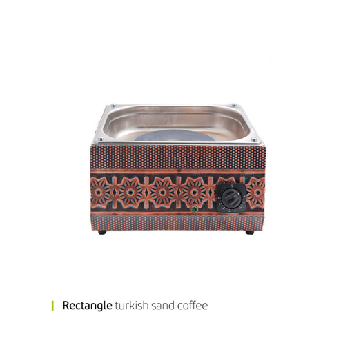 تصویر از دستگاه قهوه ساز شنی مستطیل وایت پلیت کد 13024 یک عددیend