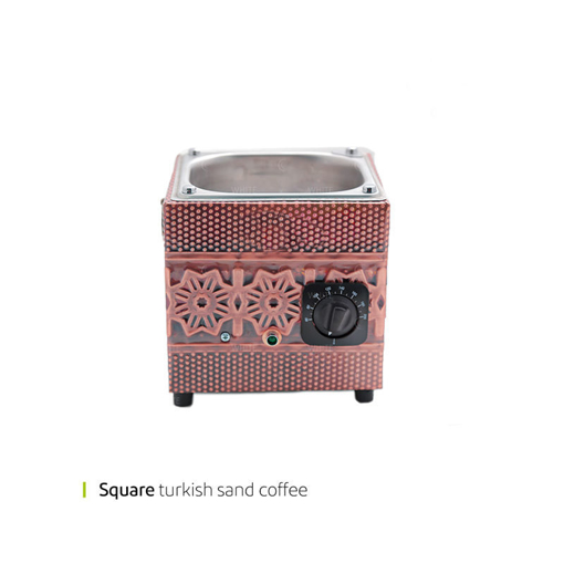 تصویر از دستگاه قهوه ساز شنی مربع وایت پلیت کد 13023 یک عددیend
