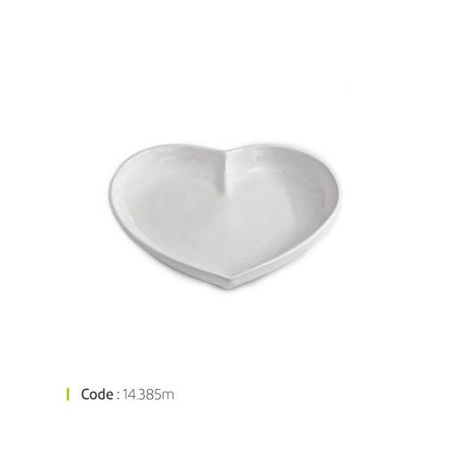 تصویر از سوفله قلبی سفید وایت پلیت کد 14.385m یک عددی
