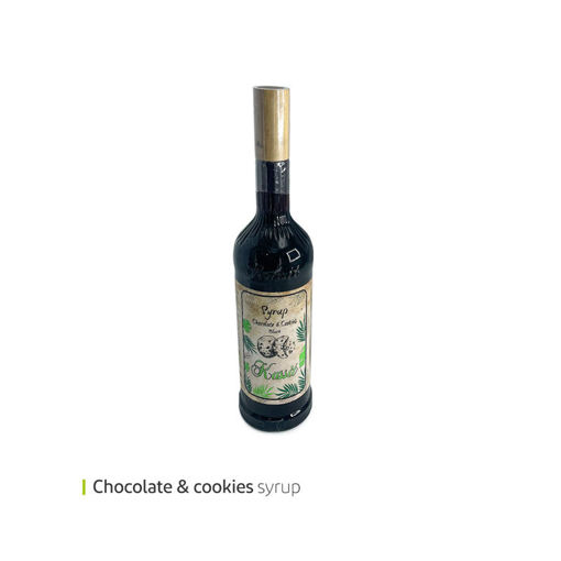 تصویر از سیروپ شکلات کوکی کاسیت وایت پلیت کد 300103 یک عددی