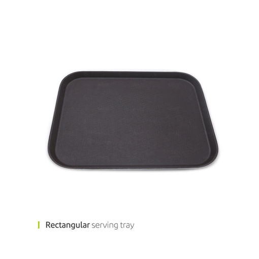 تصویر از سینی استپ دار مستطیل 40 سانت وایت پلیت کد 5911.5m یک عددی