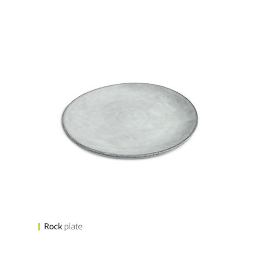 تصویر از بشقاب راک 27 سانت وایت پلیت کد n34m یک عددی