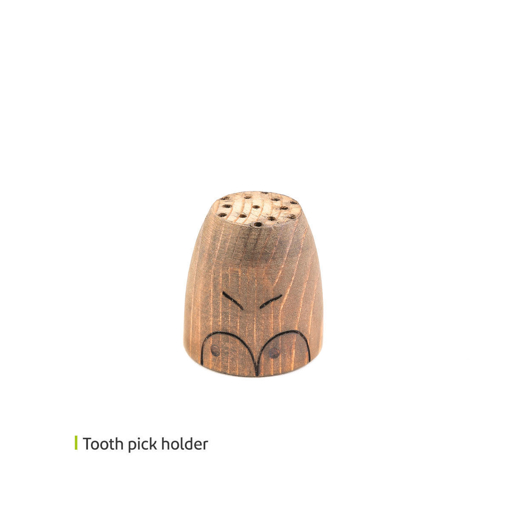 تصویر از جا خلالی چوبی ادمک وایت پلیت کد 3023m یک عددی