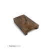 تصویر از تخته اسپرسو چوبی پایه دار قهوه ای وایت پلیت کد 8562.1m یک عددی