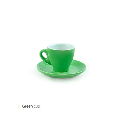 تصویر از فنجان و نعلبکی اسپرسو سبز 100 سی سی وایت پلیت کد 1352.3mn یک عددی end