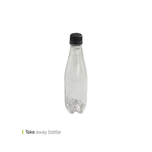 تصویر از بطری پلاستیکی شامپاینی 450 سی سی وایت پلیت کد 2055 یک عددی
