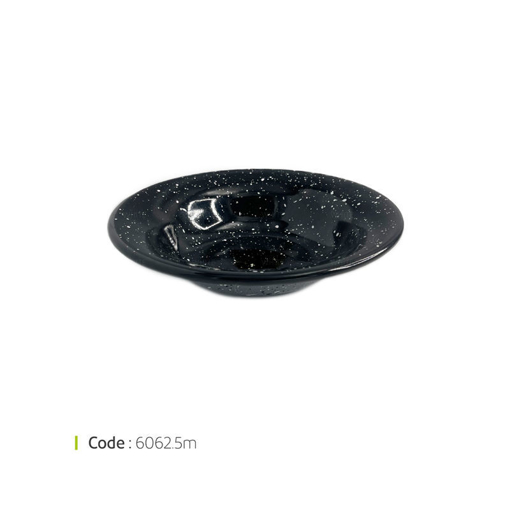 تصویر از پاستا خوری لعابی خالدار 21 سانت وایت پلیت کد 6062.5m یک عددی