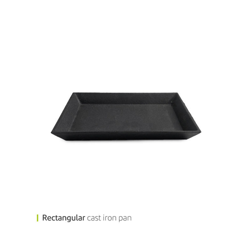 تصویر از تابه استیک پز چدنی مستطیل 21 سانت وایت پلیت کد 56788.1 یک عددی