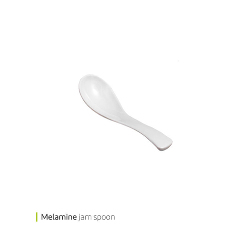 تصویر از قاشق مربا خوری ملامین وایت پلیت کد 70ml یک عددی end