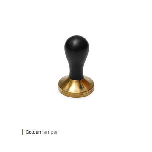 تصویر از تمپر طلایی دسته چوبی 58 وایت پلیت کد 1207.15 یک عددی end