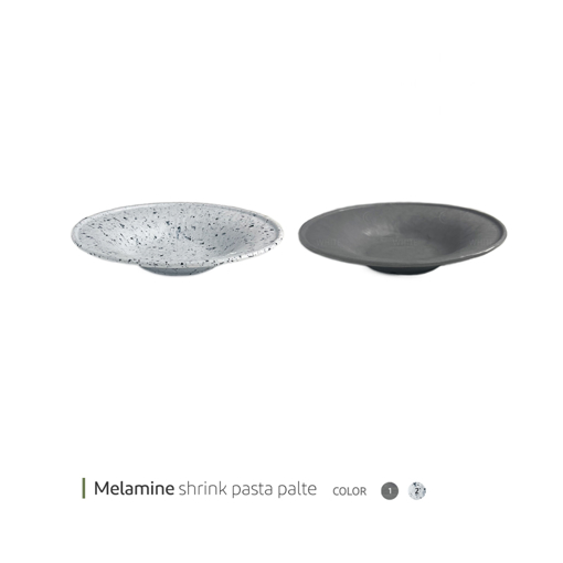 تصویر از پاستا خوری ملامین شیرینک وایت پلیت کد 3254mm یک عددی end