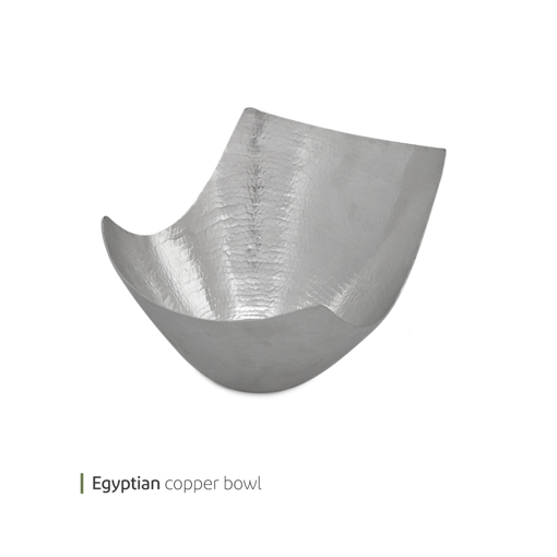 تصویر از کاسه مسی مصری 32 سانت وایت پلیت کد 2003302 یک عددی