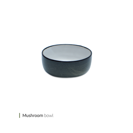 تصویر از پیاله ماشروم گرین جینز وایت پلیت کد 8825m یک عددی