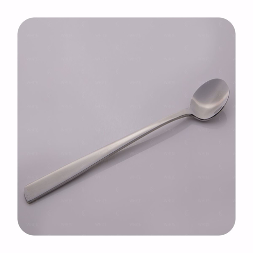 تصویر از قاشق شربت خوری روم براق صنایع استیل کد 1749mn یک عددی