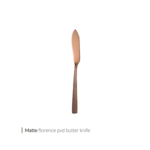 تصویر از کارد کره خوری ابکاری فلورانس مات وایت پلیت کد 1866.3m پنج عددی end