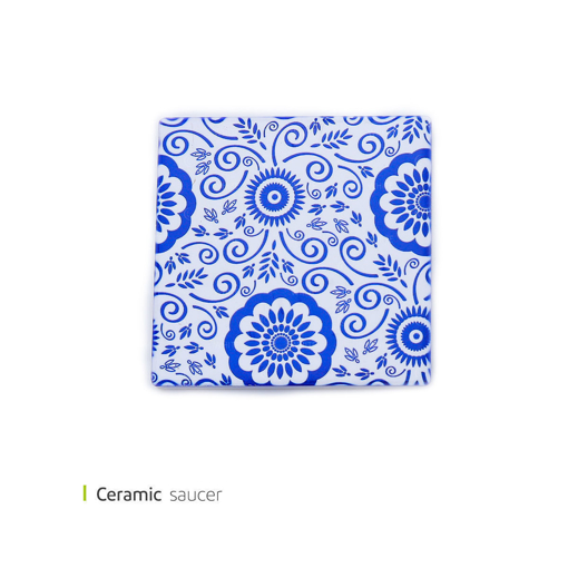 تصویر از زیر لیوانی سرامیک سنتی وایت پلیت کد 5924.101m یک عددی