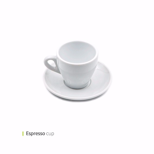 تصویر از فنجان و نعلبکی اسپرسو 45 سی سی وایت پلیت کد 1352.21m یک عددی end