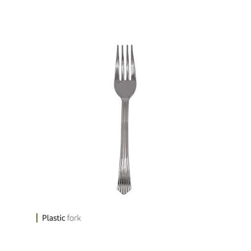 تصویر از چنگال یک بار مصرف وایت پلیت کد 12712m بیست و چهار عددی end