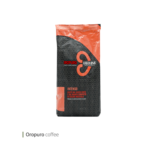 تصویر از پک دانه های قهوه 1000 گرمی oropuro وایت پلیت کد 6659 یک عددی