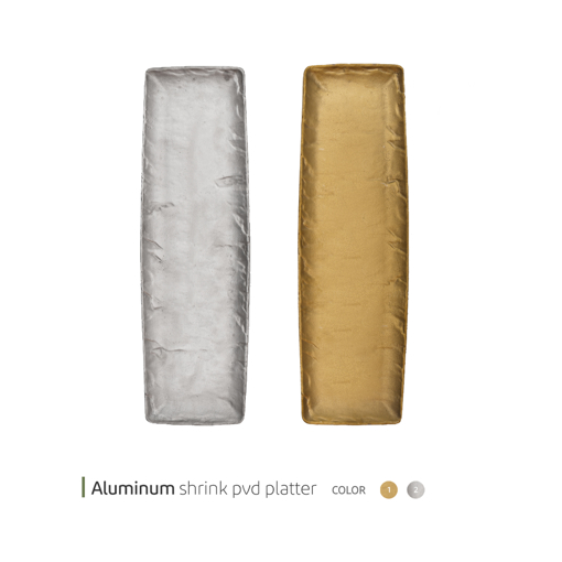 تصویر از دیس الومینیوم شیرینک ابکاری شده 50 سانت وایت پلیت کد 5088 یک عددیend