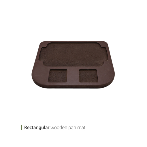 تصویر از چوب استیک پز مستطیل با جای سس 35 سانت وایت پلیت کد 4057 یک عددی