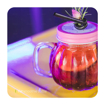 تصویر از لیوان اسموتی بلور تپل 380 سی سی وینتج کد 239mn یک عددی