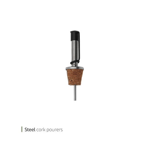 تصویر از اسان ریز استیل چوب پنبه ای وایت پلیت کد 6428 یک عددی end