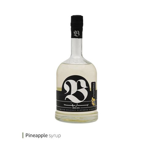 تصویر از سیروپ اناناس بارهس وایت پلیت کد 403115.1 یک عددی end