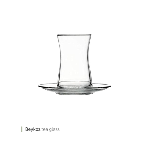 تصویر از استکان و نعلبکی هیبلی 170 سی سی پاشا باغچه کد 954830 شش عددی end