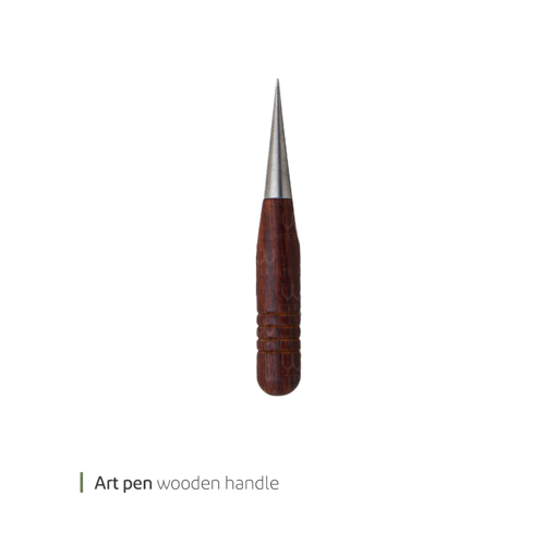 تصویر از قلم ارت دسته چوبی وایت پلیت کد 96.06 یک عددی end