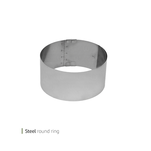 تصویر از رینگ استیل گرد وایت پلیت کد 96.21133 یک عددی