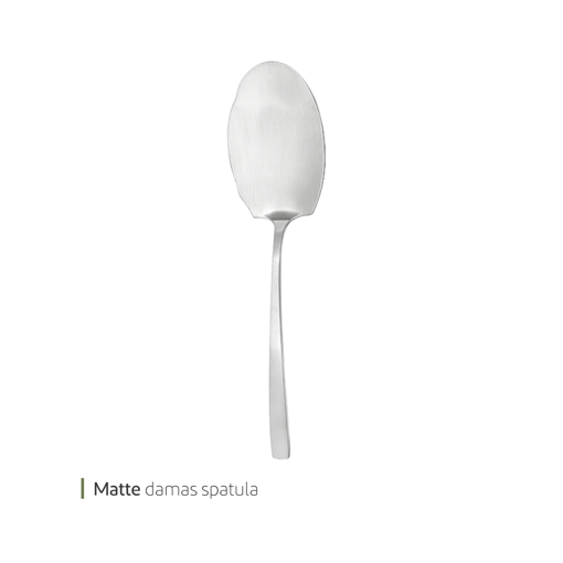 تصویر از کفگیر سرو غذا داماس مات وایت پلیت کد 52613.1 یک عددی