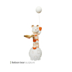 تصویر از مجسمه balloon bear چراغ دار وایت پلیت کد 94.472467 یک عددی