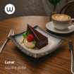 تصویر از پیش دستی مربع لونار 16 سانت وایت پلیت کد 91.0330 یک عددی