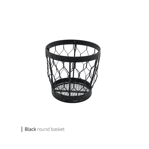 تصویر از سبد سیب زمینی متال گرد وایت پلیت کد 94.573 یک عددی