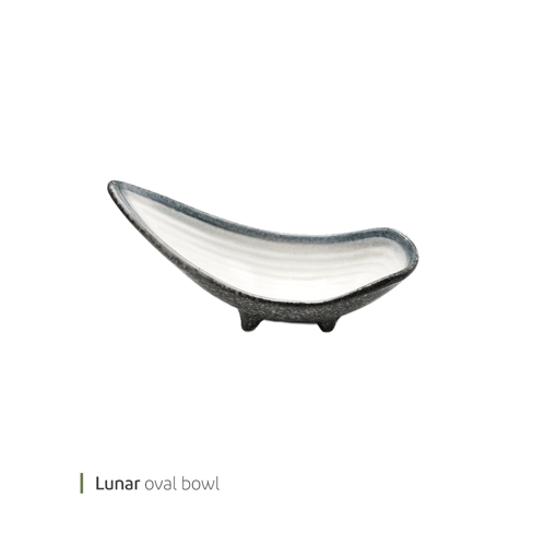 تصویر از پیاله اوال لونار 19 سانت وایت پلیت کد 91.08006 یک عددی