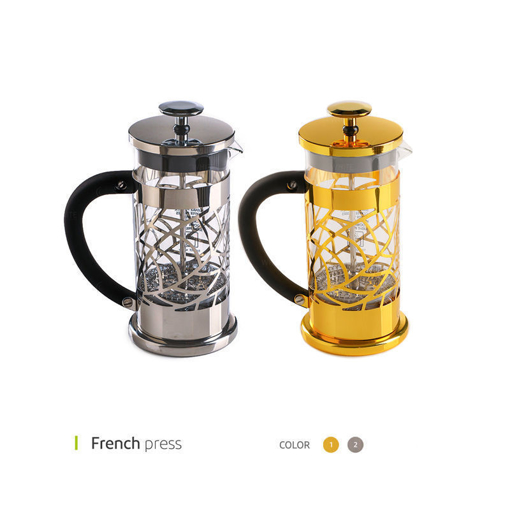 تصویر از فرنچ پرس لیف 350 سی سی وایت پلیت کد 57350m یک عددی