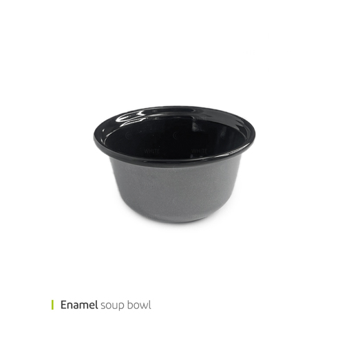 تصویر از پیاله سوپ لعابی 13 سانت وایت پلیت کد 6058m یک عددی