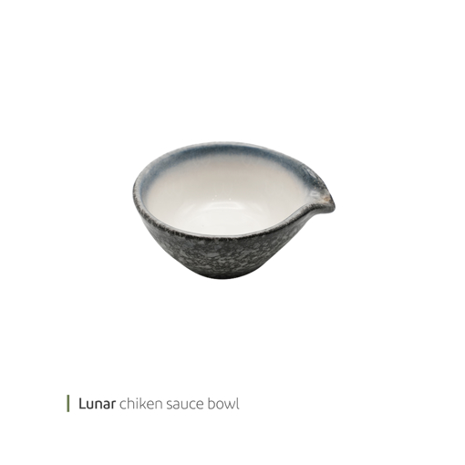 تصویر از پیاله سس چیکن لونار وایت پلیت کد 91.04008 یک عددی