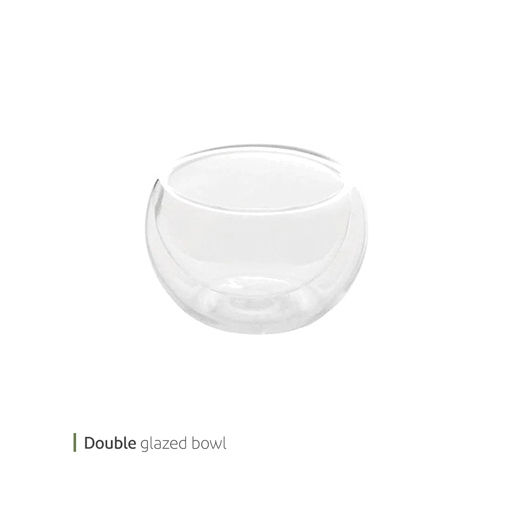 تصویر از کاسه دو جداره راند 300 سی سی وایت پلیت کد 5426 یک عددی