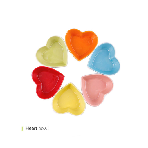 تصویر از پیاله قلبی بزرگ وایت پلیت کد 105510m شش عددی