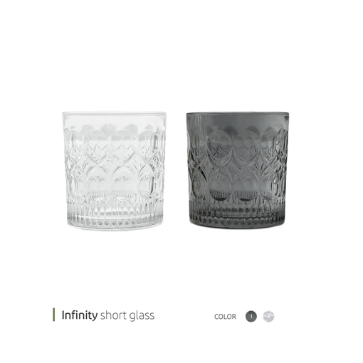 تصویر از نیم لیوان اینفینیتی 340 سی سی وایت پلیت کد 94.6583089m یک عددی