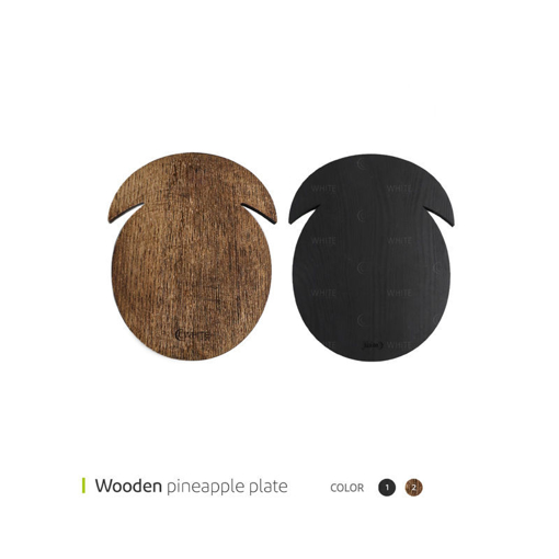 تصویر از تخته سرو چوبی اناناسی وایت پلیت کد 8561m یک عددی