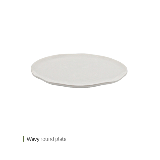 تصویر از بشقاب گرد ویوی سفید 25 سانت وایت پلیت کد 11031.2 یک عددی