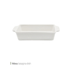 تصویر از ظرف لازانیا مستطیل سفید ویوی 18 سانت وایت پلیت کد 11034.2 یک عددی