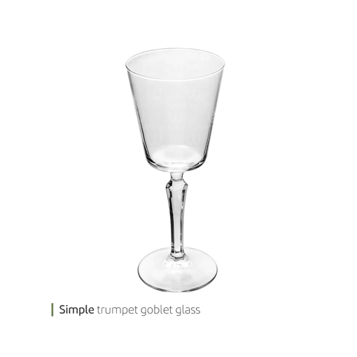 تصویر از گیلاس شیپوری سیمپل 300 سی سی وایت پلیت کد 1.5143 شش عددی