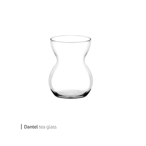 تصویر از استکان تک کمر باریک دانتل 145 سی سی پاشا باغچه کد 42841mn یک عددی